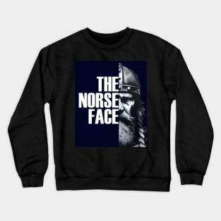 The Norse Face - Viking Warrior Face Crewneck Sweatshirt